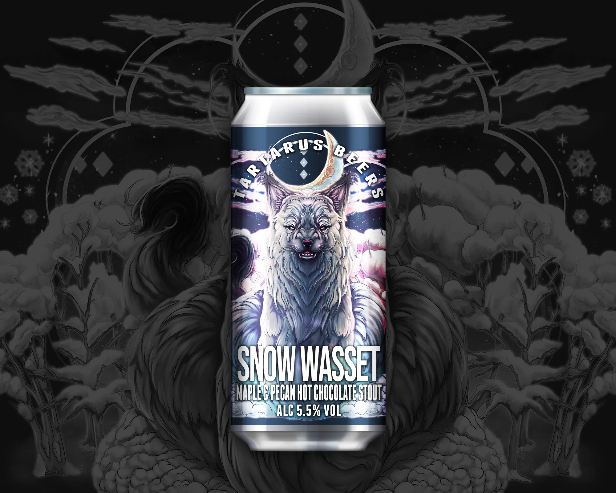SNOW WASSET - Maple Pecan Hot Chocolate Stout - 5.5% - 440mL can